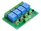 Four(4) Relay Module,Board, for 8051, PIC AVR etc, 12V