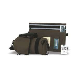  25cm Dark Brown Tefillin Case with Tallit Bag, Compass and 