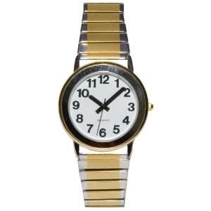  Unisex Two Tone Low Vision Watch