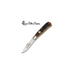  Queen Mountain Man Honey Stag Folding Knife Sports 