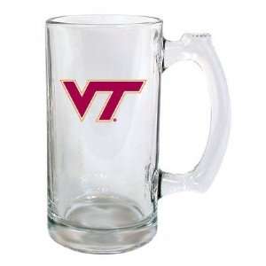  Virginia Tech Hokies Beer Mug: 13oz Glass Sports Tankard 
