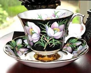 Royal Albert PRAIRIE CROCUS Provincial Tea Cup and Saucer  