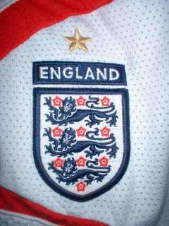 England #7 (BECKHAM) Football Soccer Shirt Jersey MED  