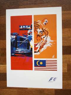 GRAND PRIX   MALAYSIA   F1   2OOO *** poster  