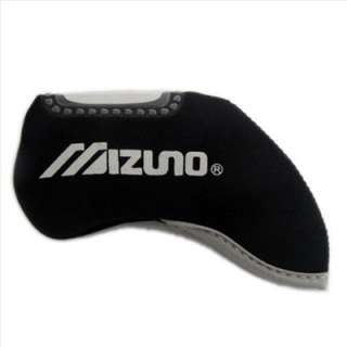 MIZUNO Golf Iron Headcovers Head Covers Club Set Black 10 pcs with 
