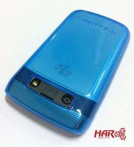 Blackberry 9700 9780 Bold Jelly Gel Crystallized case skin cover Blue 