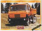 1981 TATRA T 815 S1 TRUCK HISTORY PHOTO SPEC SHEET