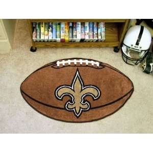  New Orleans Saints Football Rug