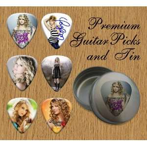  Taylor Swift 6 Signature Double Sided Guitar Picks In Tin 