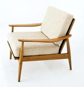 Danish Mid Century Modern Lounge Chair New Upholstery  