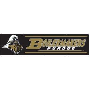  BPU Purdue Giant 8 foot x 2 foot banner Patio, Lawn 