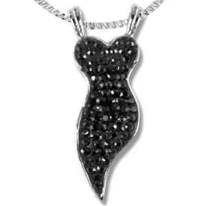   Little Black Dress Pendant. Made with Swarovski Element: Jewelry