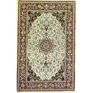  3x5 Hand Knotted Isfahan Persian Rug   37x511