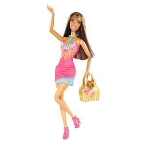  Barbie Fashionistas Nikki Doll and Pet: Toys & Games