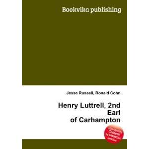   Luttrell, 2nd Earl of Carhampton Ronald Cohn Jesse Russell Books