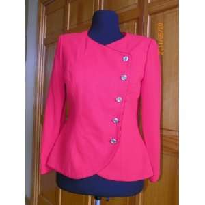  Talbots red formal jacket size 6 