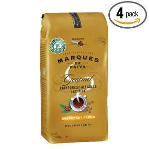 Marques De Paiva Breakfast Blend Ground Coffee, 12 Ounce Bags (Pack of 