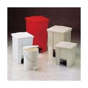   Fire Safe Plastic Step On Receptacles Beige: Health & Personal Care