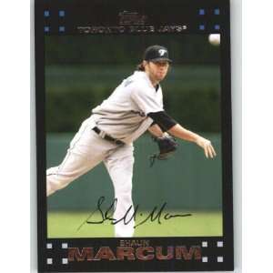  2007 Topps Update #298 Shaun Marcum   Toronto Blue Jays 