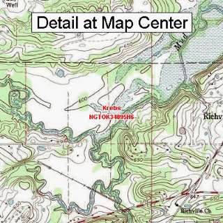   Map   Krebs, Oklahoma (Folded/Waterproof): Sports & Outdoors