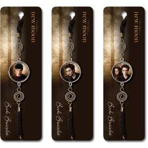   : New Moon   Set of 3   Collectible Bookmark Bracelets: Toys & Games