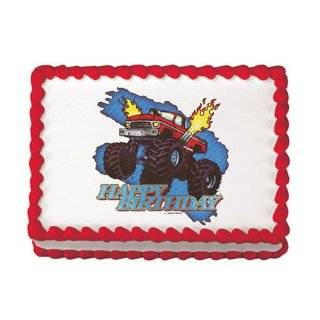  Monster Truck Birthday Cake