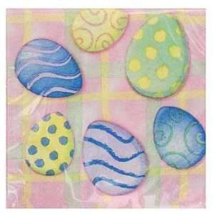  Easter Plaid Napkins Case Pack 160 