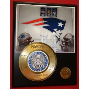   PLAQUE SUPER BOWL XLVI ***FREE PRIORITY SHIPPING*** 