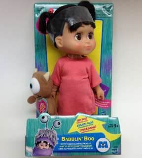 Disneys Monsters Inc Babblin Boo Doll & Mike NIB  