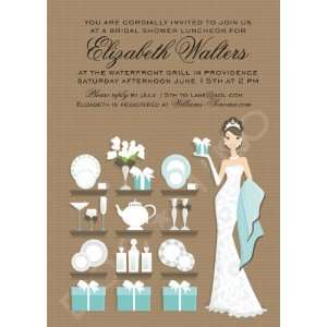  Sassy Bridal Registry   Blue Invitations Health 