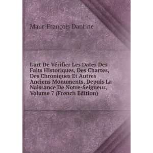    Seigneur, Volume 7 (French Edition) Maur FranÃ§ois Dantine Books