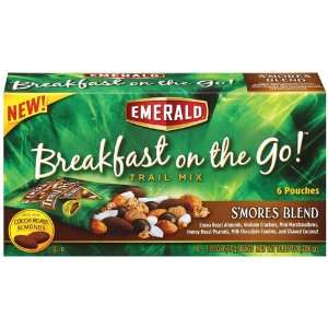 Emerald Breakfast On the Go Trail Mix Smores Nut Blend 5 Pouches per 
