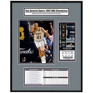   Ticket Frame Jr. San Antonio Spurs   Tim Duncan: Sports & Outdoors