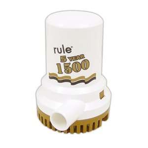  Rule 1500 G.P.H. Gold Series Bilge Pump: Electronics