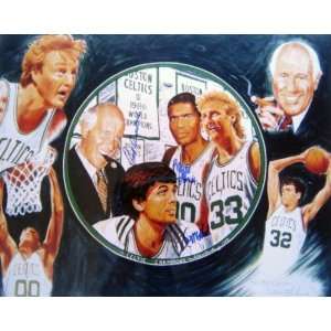  Red Auerbach, Kevin McHale and Robert Parish Boston 