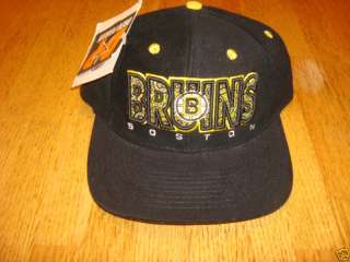 Vintage Boston Bruins Snapback Hat 90s Esposito Orr  