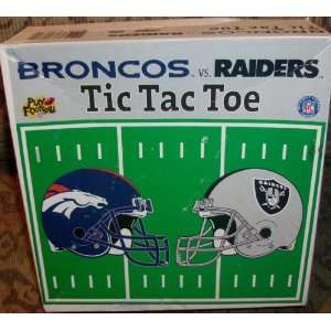  Broncos Vs Raiders Tic Tac Toe Toys & Games