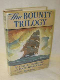 Nordhoff & Hall   THE BOUNTY TRILOGY   c.1951 Illustrated Wyeth Ed 