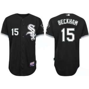  jerseys chicago white sox #15 beckham black 2011 baseball jersey mix 