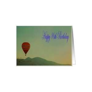  Happy 86th Birthday Hot Air Balloon Card: Toys & Games