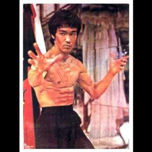 Bruce Lee Eyes Aware Poster