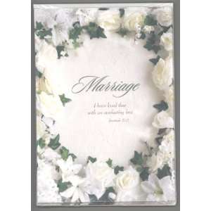 Marriage Certificates   Certificates of Marriage   White Floral Design 