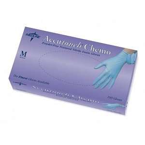   MDS192085H Accutouch Chemo Nitrile Glove,Exam blue,pf,lf,md 100/bx