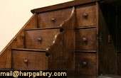 an authentic country secretary desk was hand crafted in sweden about 