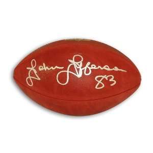  John Jefferson Autographed/Hand Signed NFL Football 
