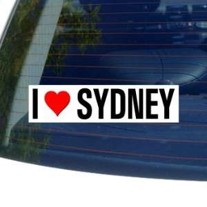  I Love Heart SYDNEY   Window Bumper Sticker: Automotive