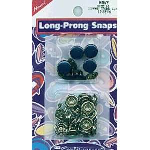 Capped Long Prong Snaps Size 16 10/Pkg Navy:  Home 