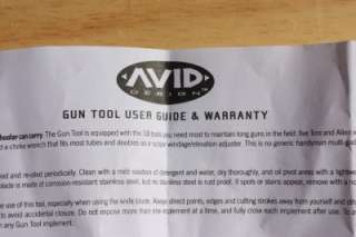 The Gun Tool Gunsmithing Tool Real Avid Design NEW  