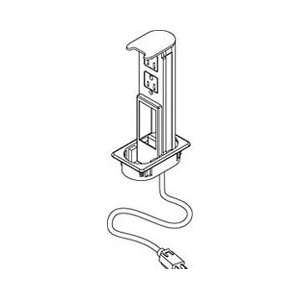  Retractable PWR/COM Center/ Grommet   Transparent 