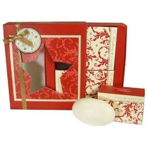  Red Star and Cranberry Asquith Die Cut Soap Gift Box For 